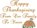 Happy Thanksgiving From Our Family To Yours