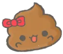 POOP WITH BOW