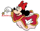 minnie  mouse angle with kimberly on it