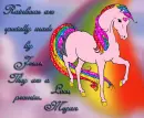 rainbow horse