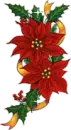 Poinsettia Button Ribbon