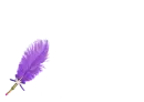 Feather Pen Dark Purple - Aletha