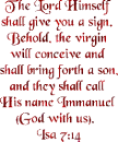 Bible Scripture Isa 7:14