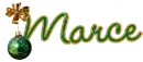 Marce... green ornament