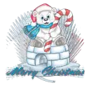 Spiky Halo PolarBear 