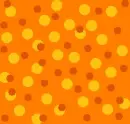 Orange Polka Dots
