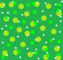 Green Polka Dots