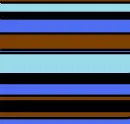 Blue, Light Blue, & Brown Stripes