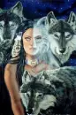 Lady and the wolves