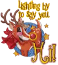 Rudolph saying hi!