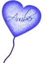 Amber's heart balloon