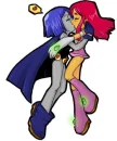 raven and starfire
