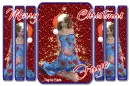 Let It Snow Blue Lady - Merry Christmas, Faye