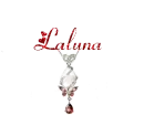 red glitter name with hanging pendant