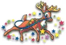 reindeer with stars