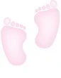 pink baby feet
