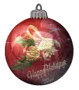 Happy Holidays ornament