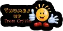 thumbs up from Crystal