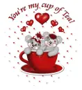 You're my cup of tea bears
