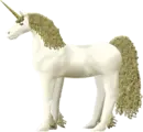 a white unicorn