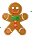 Cute Gingerbread Cookie
