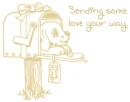 sending some love your way - puppy