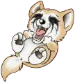laughing dog