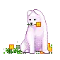 white dog