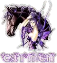 Carmen with Fairy & Horse
