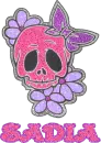 Sadia Skull with Flowers