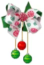 Candy Bow with ornaments
