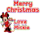 Merry Christmas- Love Mickie