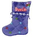 dustin christmas stocking