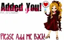 Added You, Please Add Me Back