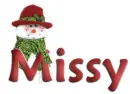 SNOWWOMAN NAME TAG