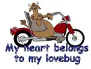 My heart belongs to my lovebug