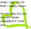 when i say...i really mean...