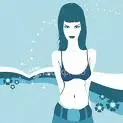 fashion girl blue