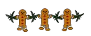 gingerbread men dancing