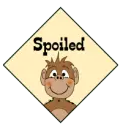 monkey with spoiled rottn