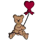 a teddy bear with balloon