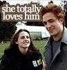 She totally loves him!