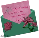Our friendship is the most precious treasure - Lucila