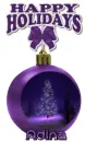 Happy Holidays from Adina ornament