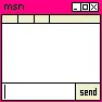 Sad instant message