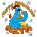 Cookie Monster Christmas - Rita
