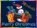 Michelle penguin merry christmas