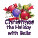 Christmas the holiday with balls