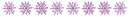 Purple Snowflakes Divider