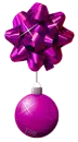Magenta Ornament